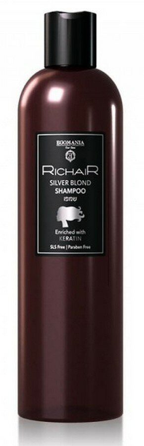 Оттеночный шампунь Для платиновых оттенков блонд с кератином / Shampoo Silver blond
